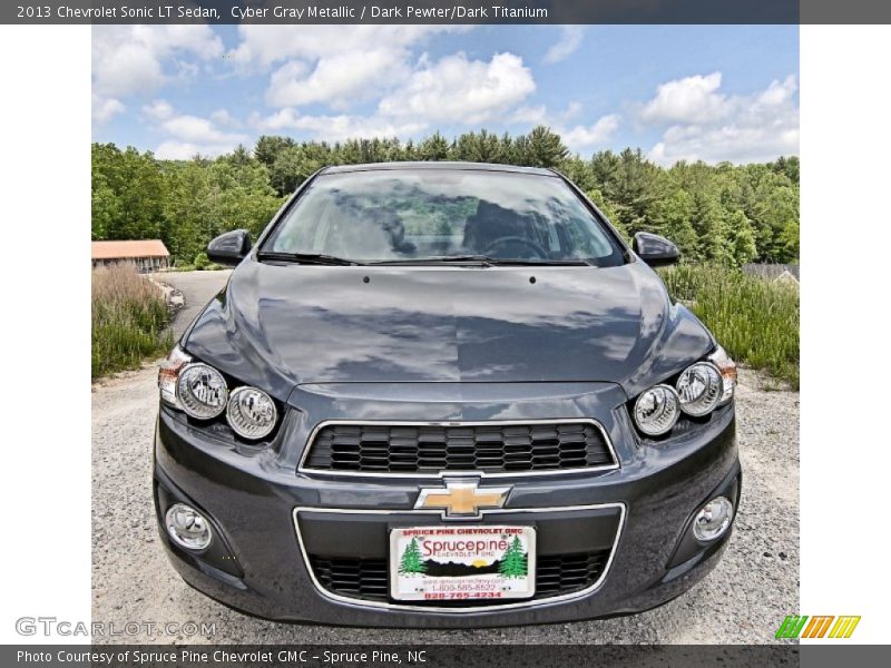 Cyber Gray Metallic / Dark Pewter/Dark Titanium 2013 Chevrolet Sonic LT Sedan