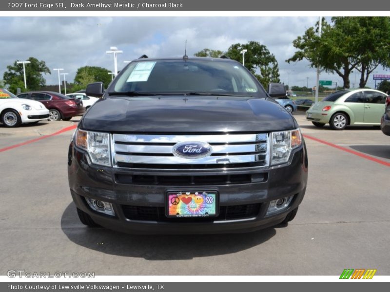 Dark Amethyst Metallic / Charcoal Black 2007 Ford Edge SEL