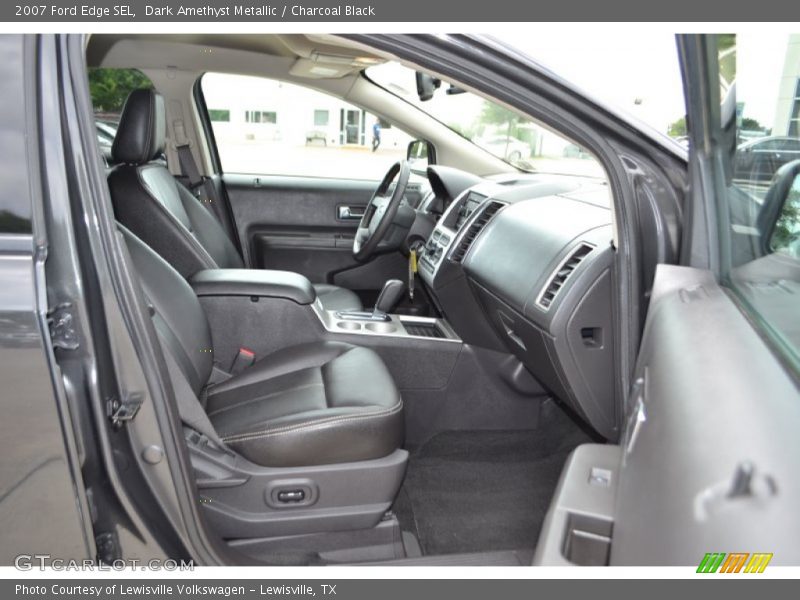 Dark Amethyst Metallic / Charcoal Black 2007 Ford Edge SEL