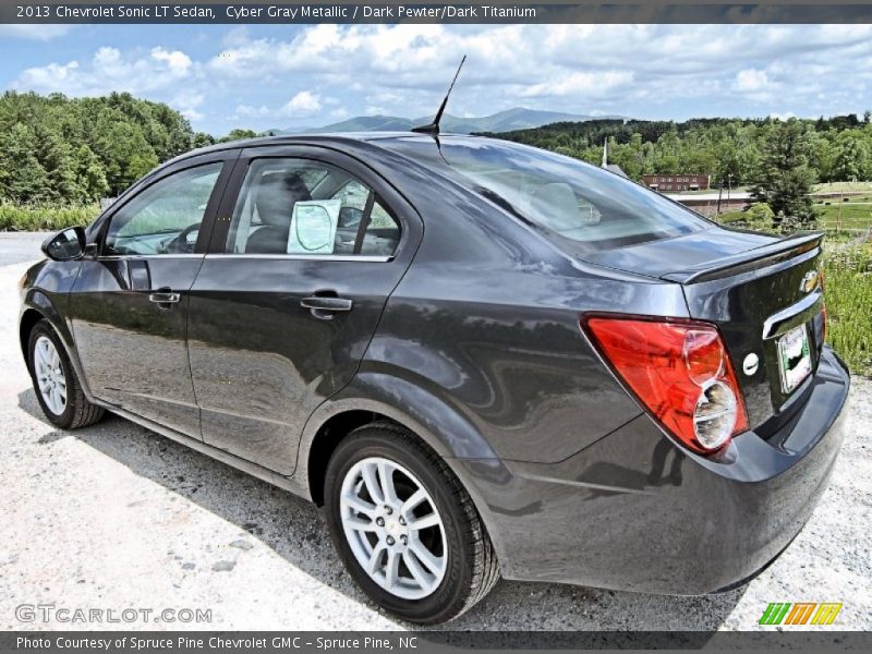 Cyber Gray Metallic / Dark Pewter/Dark Titanium 2013 Chevrolet Sonic LT Sedan