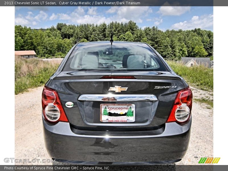 Cyber Gray Metallic / Dark Pewter/Dark Titanium 2013 Chevrolet Sonic LT Sedan