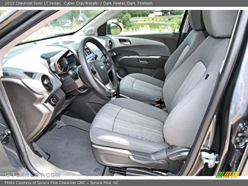 Cyber Gray Metallic / Dark Pewter/Dark Titanium 2013 Chevrolet Sonic LT Sedan