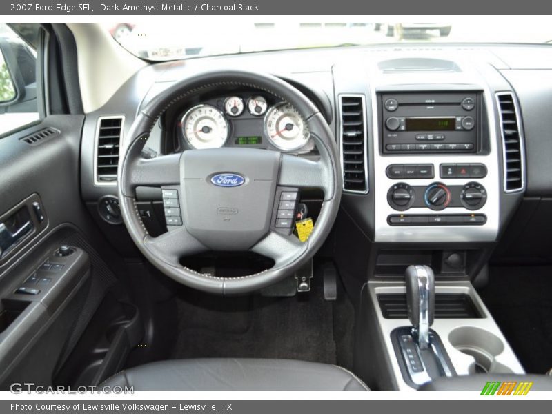 Dark Amethyst Metallic / Charcoal Black 2007 Ford Edge SEL