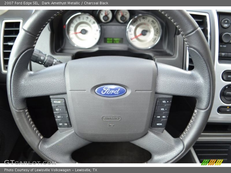 Dark Amethyst Metallic / Charcoal Black 2007 Ford Edge SEL