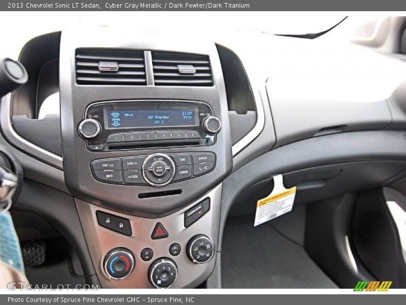 Cyber Gray Metallic / Dark Pewter/Dark Titanium 2013 Chevrolet Sonic LT Sedan