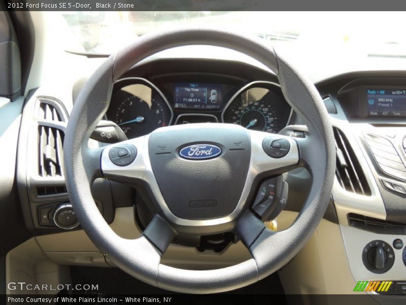 Black / Stone 2012 Ford Focus SE 5-Door