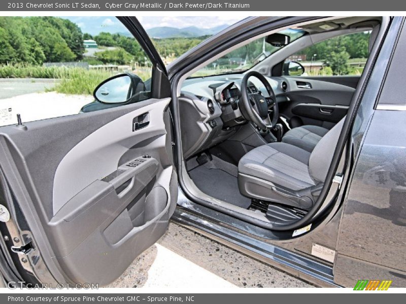 Cyber Gray Metallic / Dark Pewter/Dark Titanium 2013 Chevrolet Sonic LT Sedan