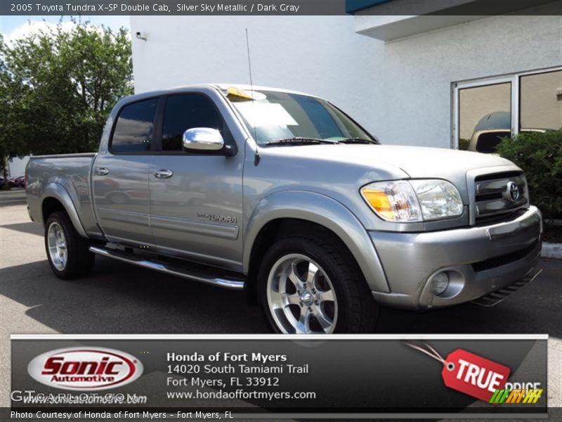 Silver Sky Metallic / Dark Gray 2005 Toyota Tundra X-SP Double Cab