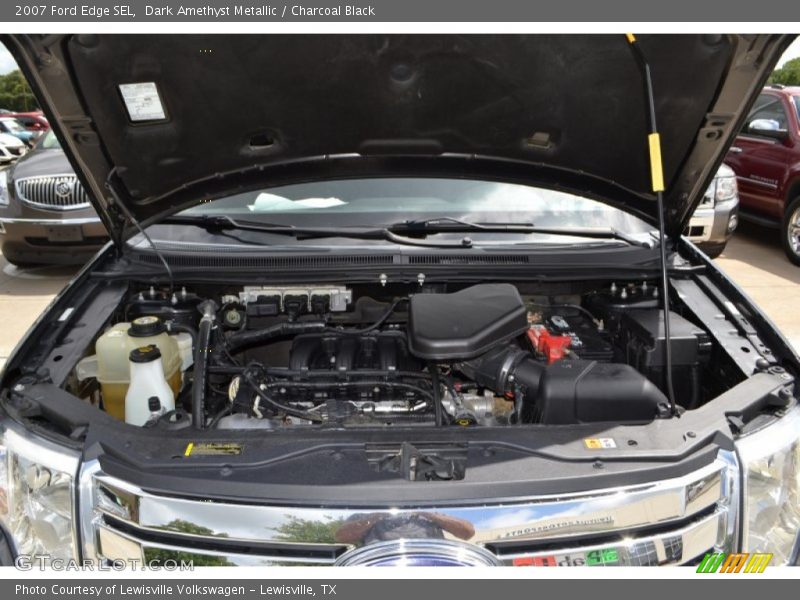 Dark Amethyst Metallic / Charcoal Black 2007 Ford Edge SEL
