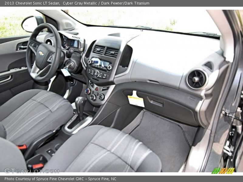 Cyber Gray Metallic / Dark Pewter/Dark Titanium 2013 Chevrolet Sonic LT Sedan