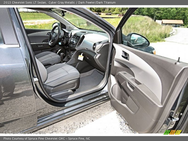 Cyber Gray Metallic / Dark Pewter/Dark Titanium 2013 Chevrolet Sonic LT Sedan