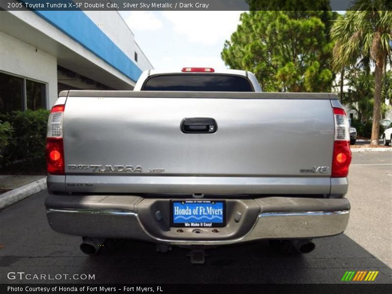 Silver Sky Metallic / Dark Gray 2005 Toyota Tundra X-SP Double Cab