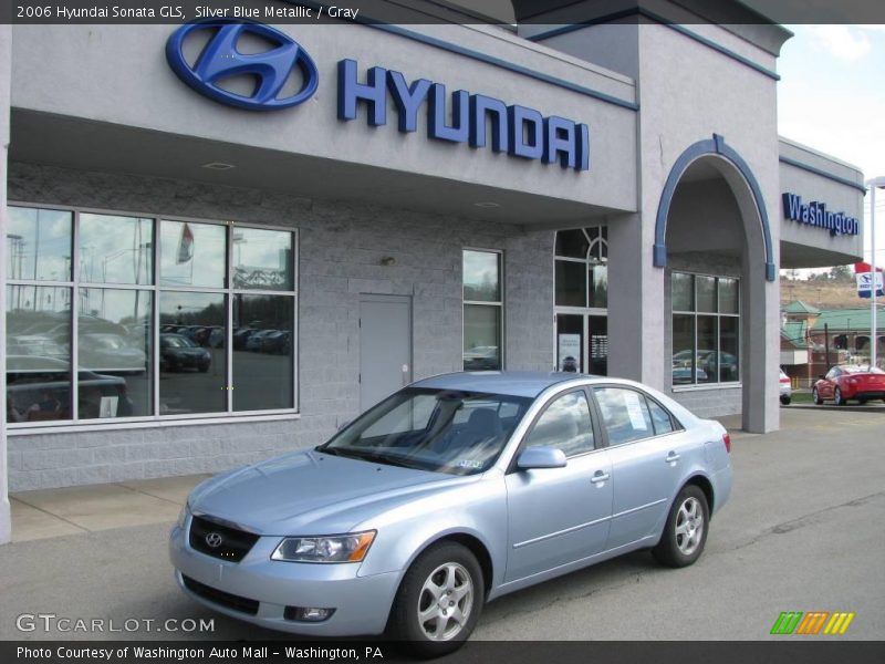 Silver Blue Metallic / Gray 2006 Hyundai Sonata GLS