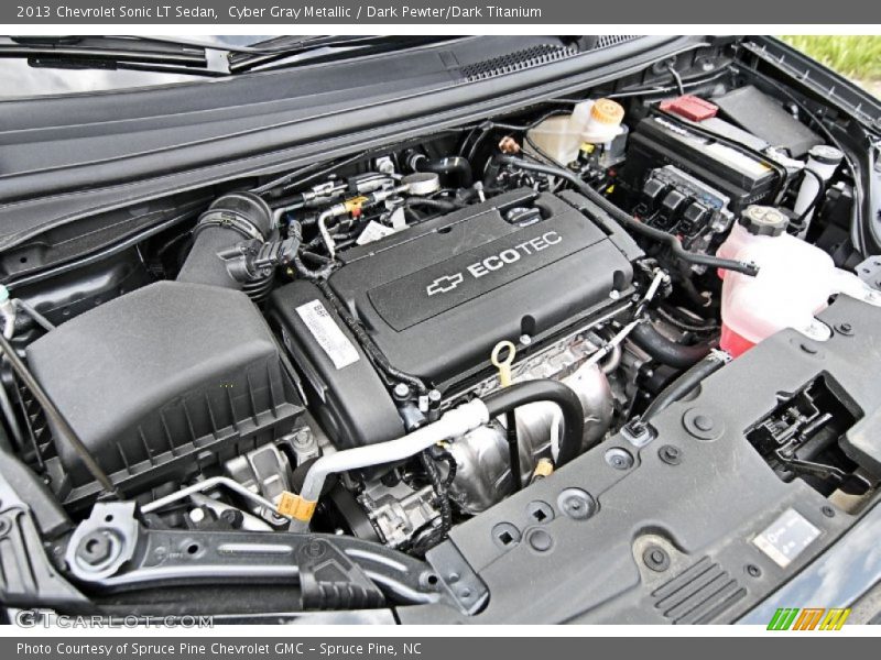 Cyber Gray Metallic / Dark Pewter/Dark Titanium 2013 Chevrolet Sonic LT Sedan