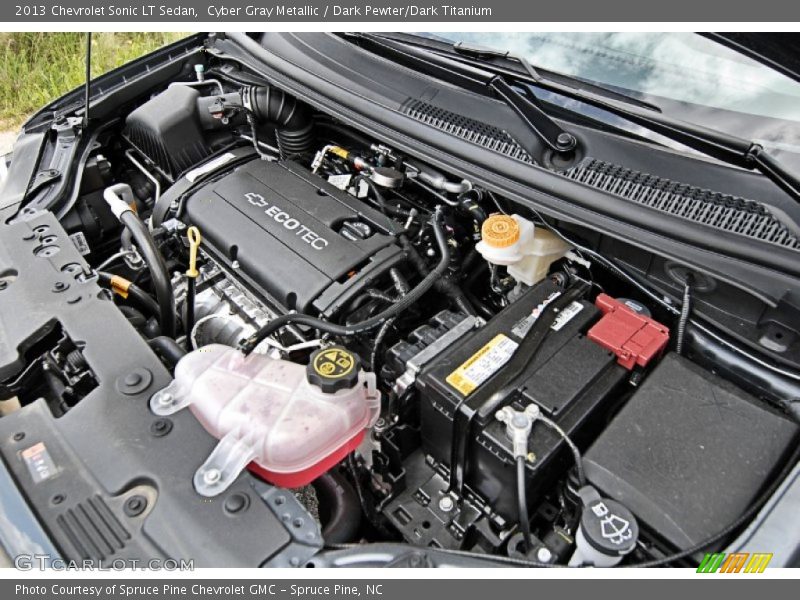 Cyber Gray Metallic / Dark Pewter/Dark Titanium 2013 Chevrolet Sonic LT Sedan
