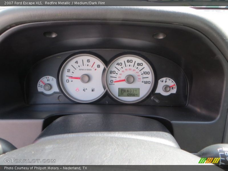 Redfire Metallic / Medium/Dark Flint 2007 Ford Escape XLS