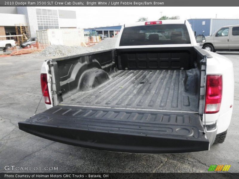 Bright White / Light Pebble Beige/Bark Brown 2010 Dodge Ram 3500 SLT Crew Cab Dually