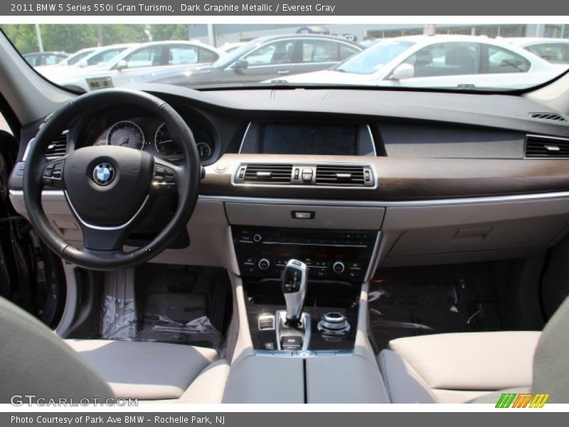 Dark Graphite Metallic / Everest Gray 2011 BMW 5 Series 550i Gran Turismo