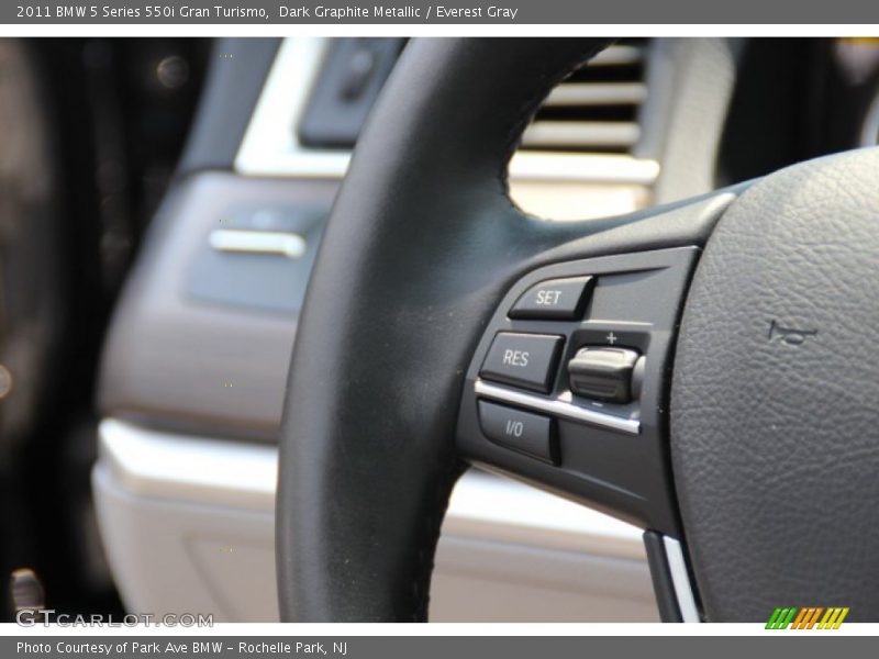 Dark Graphite Metallic / Everest Gray 2011 BMW 5 Series 550i Gran Turismo