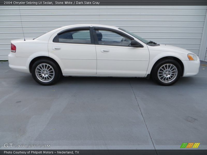 Stone White / Dark Slate Gray 2004 Chrysler Sebring LX Sedan