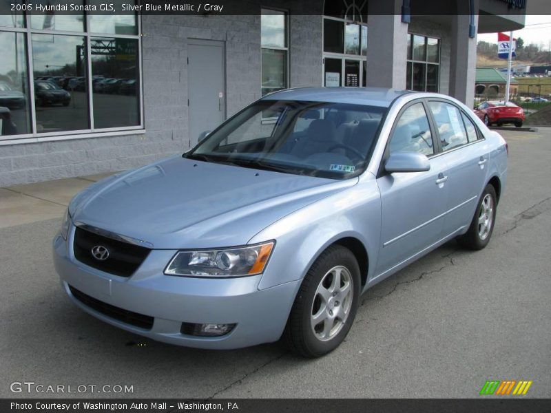 Silver Blue Metallic / Gray 2006 Hyundai Sonata GLS