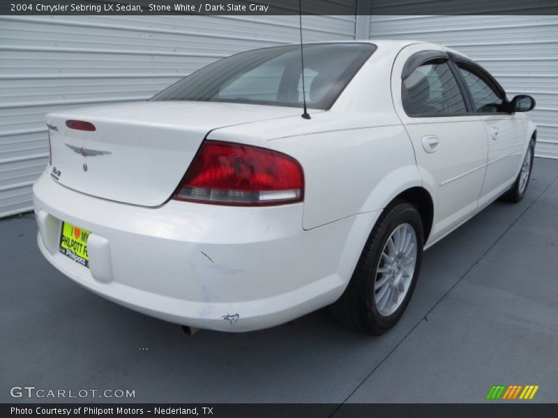 Stone White / Dark Slate Gray 2004 Chrysler Sebring LX Sedan