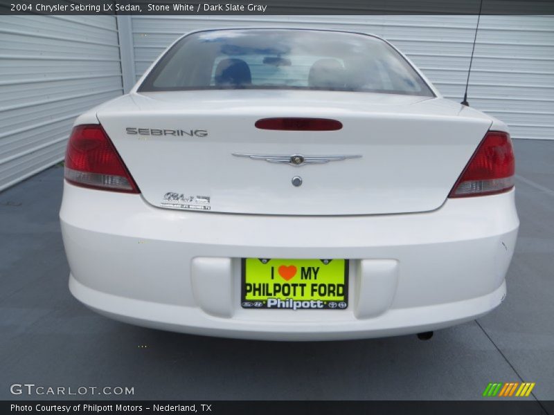 Stone White / Dark Slate Gray 2004 Chrysler Sebring LX Sedan