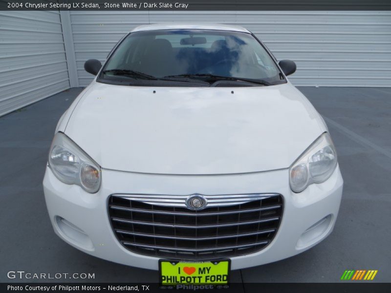 Stone White / Dark Slate Gray 2004 Chrysler Sebring LX Sedan