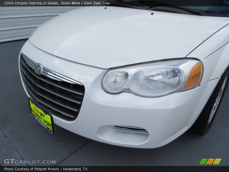 Stone White / Dark Slate Gray 2004 Chrysler Sebring LX Sedan