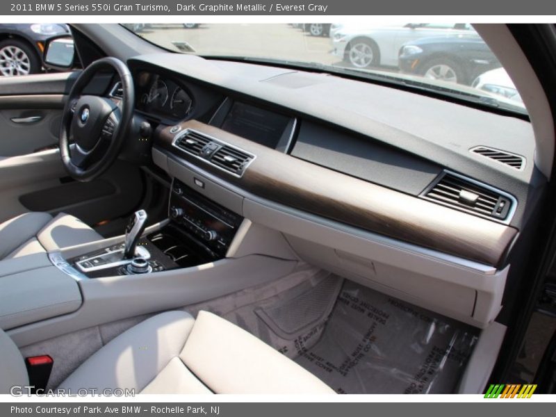 Dark Graphite Metallic / Everest Gray 2011 BMW 5 Series 550i Gran Turismo