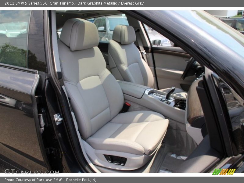 Dark Graphite Metallic / Everest Gray 2011 BMW 5 Series 550i Gran Turismo