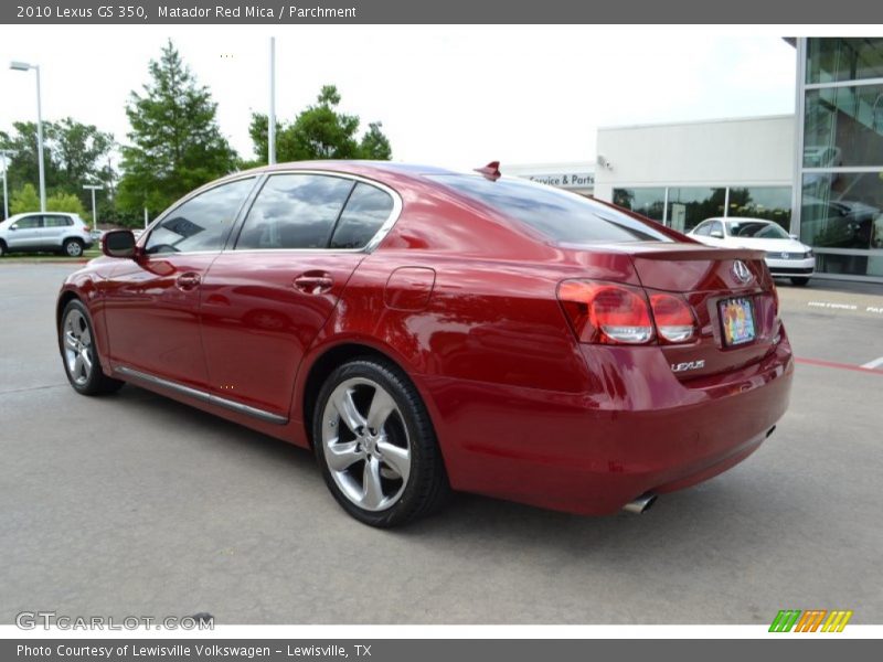 Matador Red Mica / Parchment 2010 Lexus GS 350