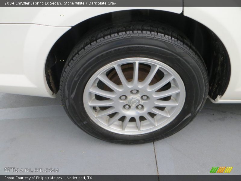 Stone White / Dark Slate Gray 2004 Chrysler Sebring LX Sedan
