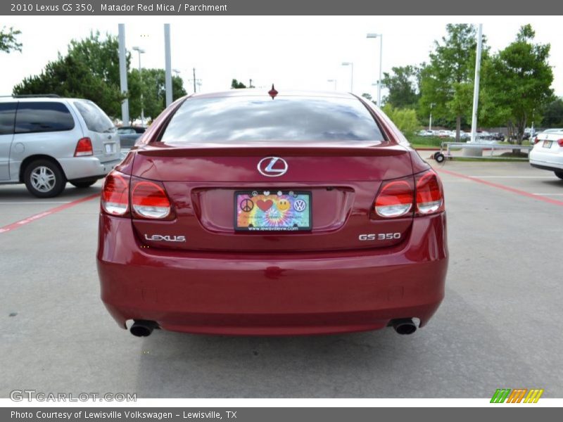 Matador Red Mica / Parchment 2010 Lexus GS 350