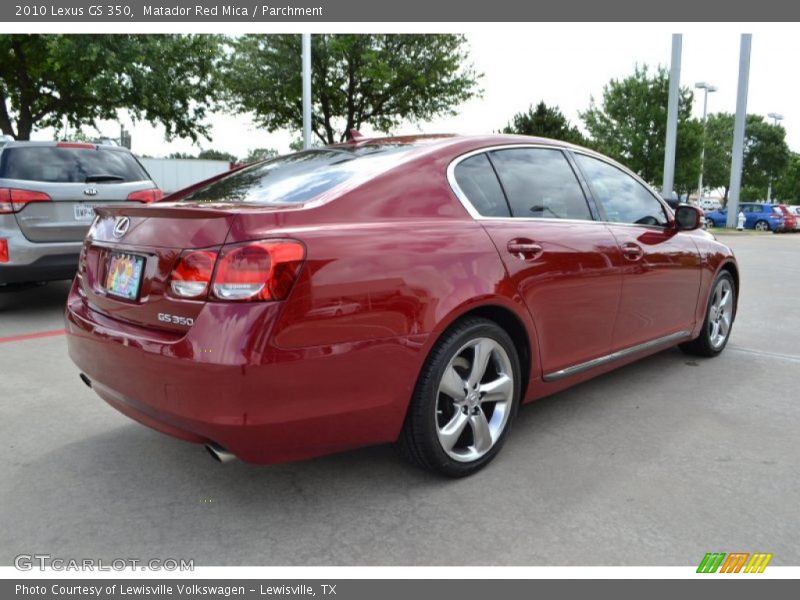 Matador Red Mica / Parchment 2010 Lexus GS 350