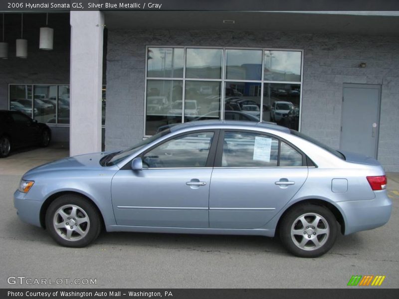 Silver Blue Metallic / Gray 2006 Hyundai Sonata GLS