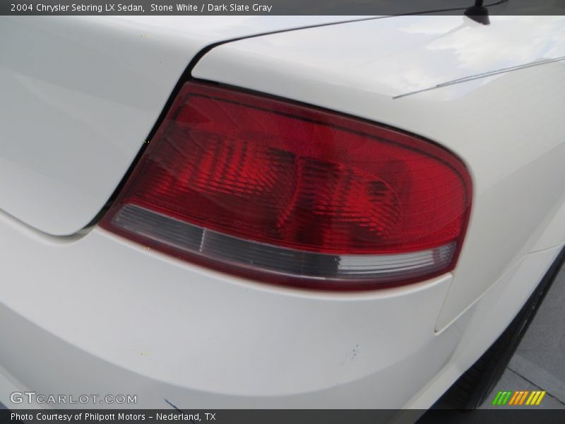 Stone White / Dark Slate Gray 2004 Chrysler Sebring LX Sedan