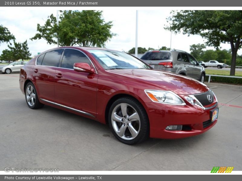 Front 3/4 View of 2010 GS 350