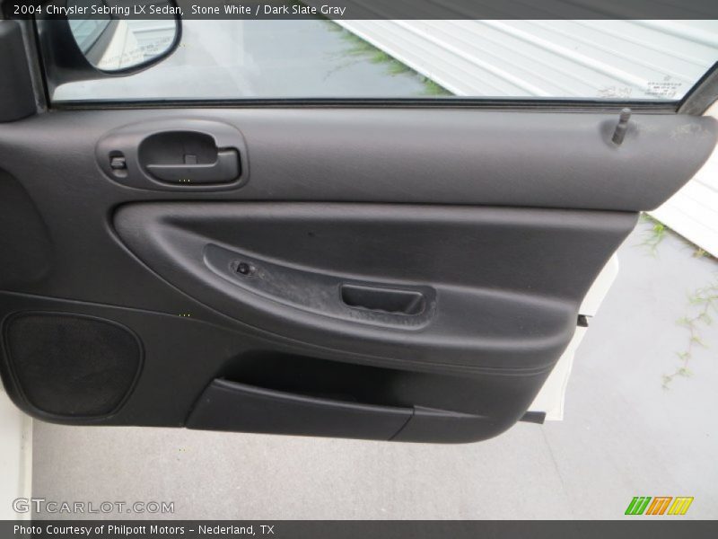 Stone White / Dark Slate Gray 2004 Chrysler Sebring LX Sedan