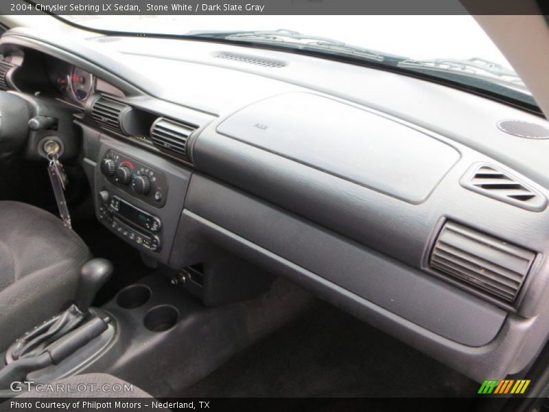 Stone White / Dark Slate Gray 2004 Chrysler Sebring LX Sedan