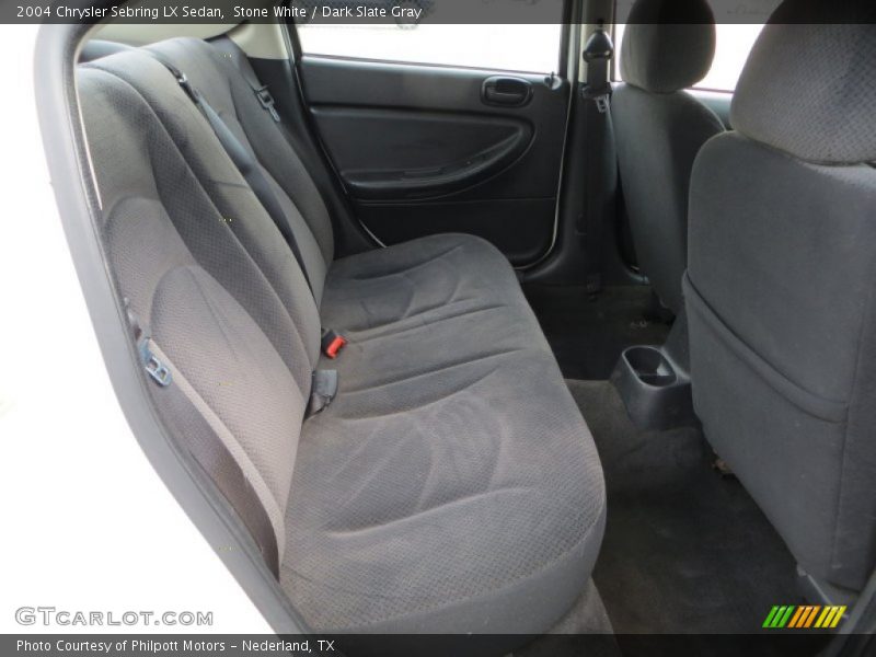 Stone White / Dark Slate Gray 2004 Chrysler Sebring LX Sedan