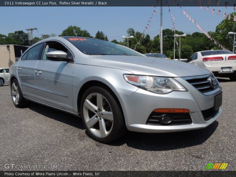 Reflex Silver Metallic / Black 2011 Volkswagen CC Lux Plus