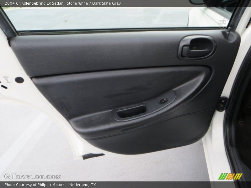 Stone White / Dark Slate Gray 2004 Chrysler Sebring LX Sedan