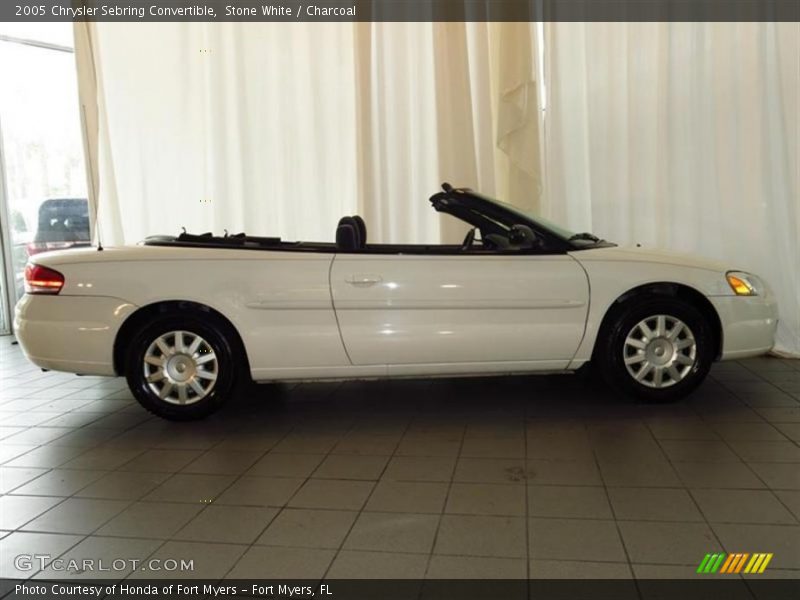 Stone White / Charcoal 2005 Chrysler Sebring Convertible