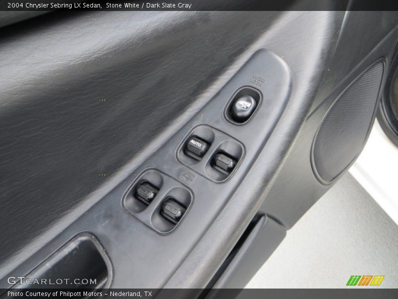 Stone White / Dark Slate Gray 2004 Chrysler Sebring LX Sedan