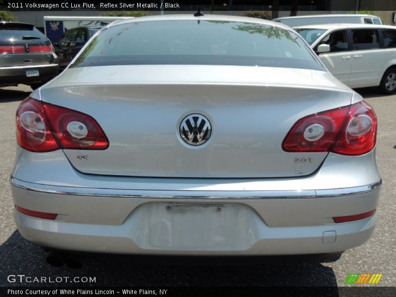 Reflex Silver Metallic / Black 2011 Volkswagen CC Lux Plus