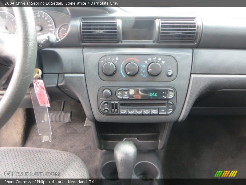 Stone White / Dark Slate Gray 2004 Chrysler Sebring LX Sedan