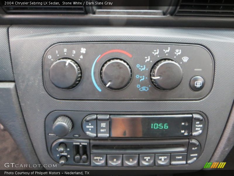 Stone White / Dark Slate Gray 2004 Chrysler Sebring LX Sedan