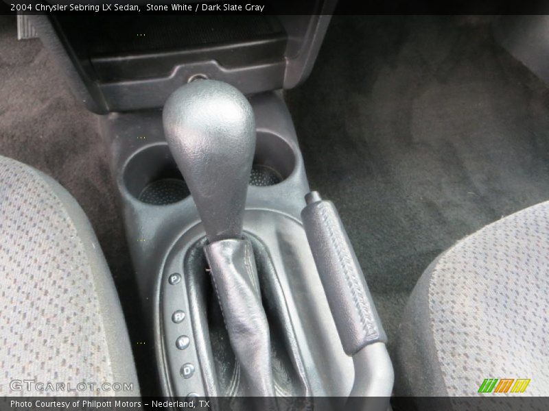 Stone White / Dark Slate Gray 2004 Chrysler Sebring LX Sedan