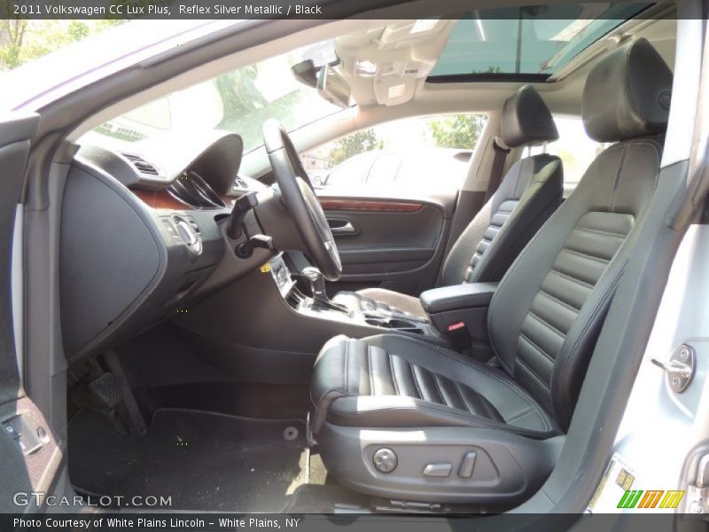 Reflex Silver Metallic / Black 2011 Volkswagen CC Lux Plus